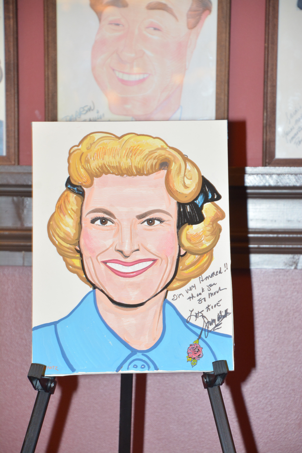 Photo Coverage: Showbiz Legend Miss Rose Marie Gets Caricature at Sardi's 