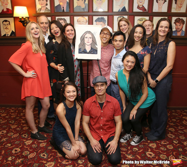 Julie Taymor with the cast of 'M. Butterfly'  Photo