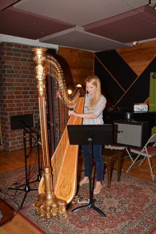 Exclusive Photo Coverage: ANASTASIA Takes a Journey to the Studio to Record CAROLS FOR A CURE Image
