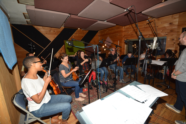Exclusive Photo Coverage: ANASTASIA Takes a Journey to the Studio to Record CAROLS FOR A CURE Image