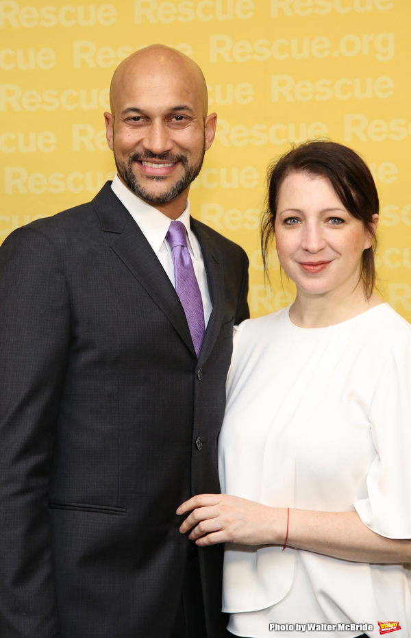 Keegan-Michael Key and Producer Elisa Pugliese  Photo