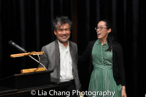 Photo Flash: David Henry Hwang Presents 2017 Kesselring Prize To Lauren Yee At National Arts Club Image