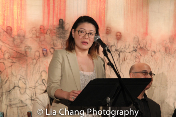 Photo Flash: David Henry Hwang Presents 2017 Kesselring Prize To Lauren Yee At National Arts Club Image