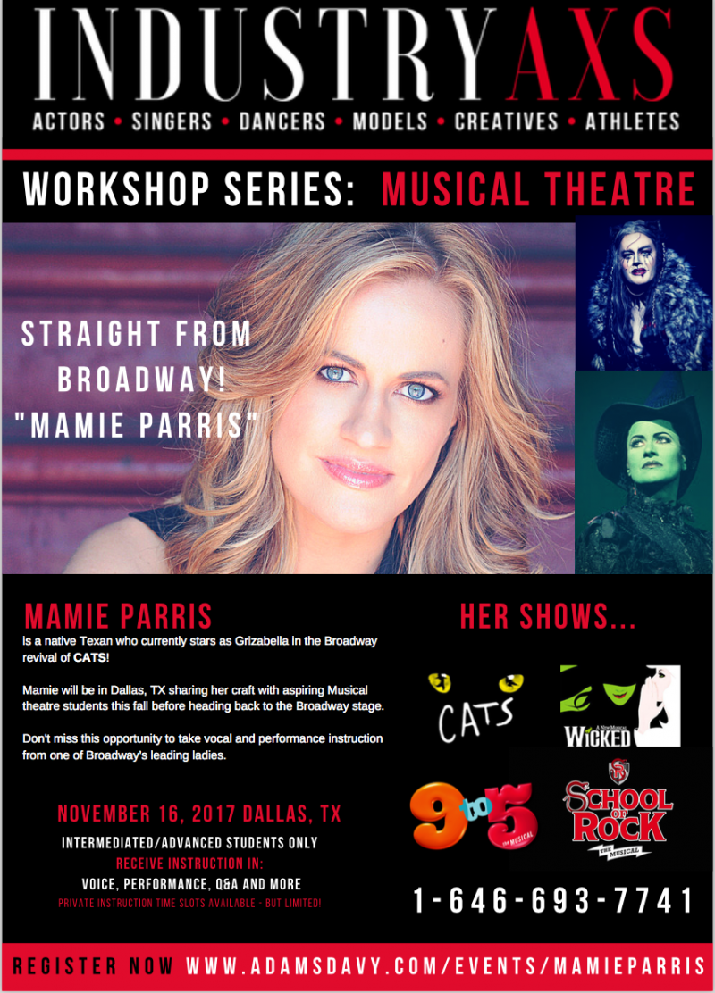 Broadway's Leading Lady Mamie Parris Inspires Thousands to Follow Their Dreams Image