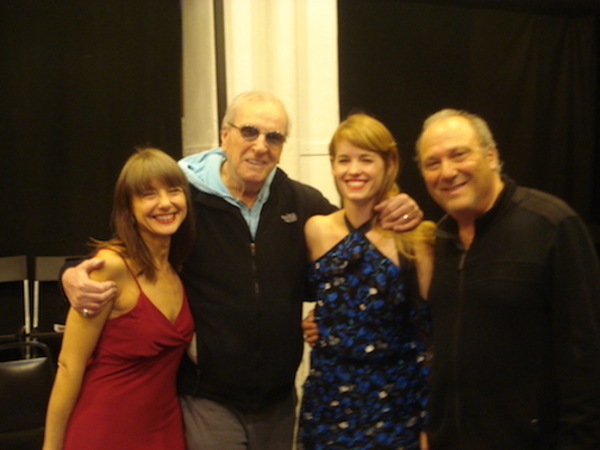 Photo Flash: Danny Aiello Visits LADY MACBETH AND HER LOVER at The Directors Studio Image