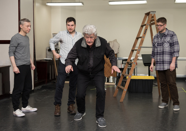 Director B.H. Barry and company in rehearsal for his newest show, The Enlightenment o Photo