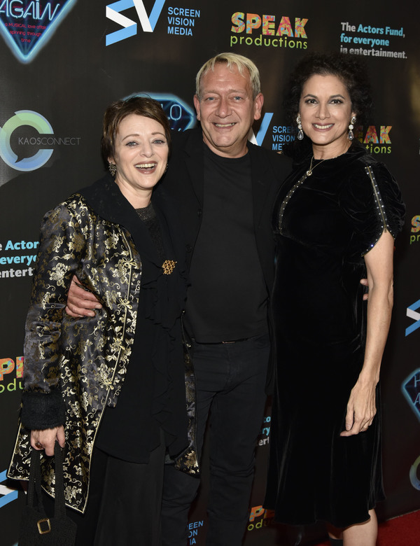 Judith Blazer, Michael John LaChiusa and Saundra Santiago Photo