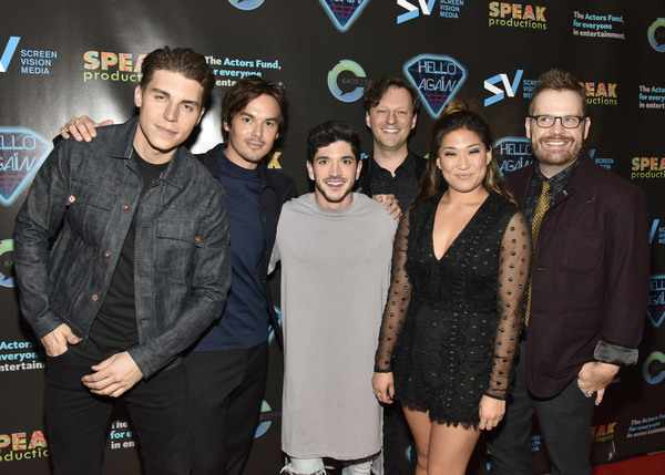 Nolan Gerard Funk, Tyler Blackburn, Al Calderon, Cheyenne Jackson, Jenna Ushkowitz, T Photo