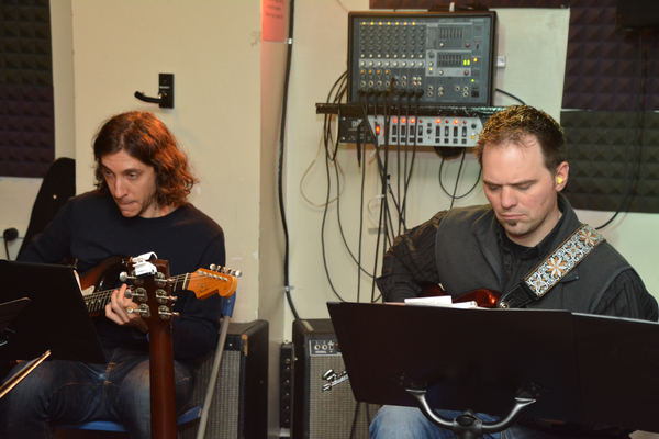 Photo Coverage: In Rehearsal with Drew Gehling, Lesli Mergherita, and More for ROCKERS ON BROADWAY Image