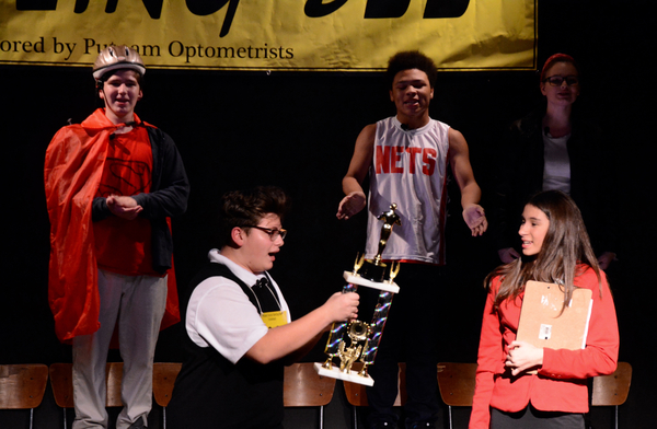 Photo Coverage: Curtain Call with the Cast of THE 25TH ANNUAL PUTNAM COUNTY SPELLING BEE Image