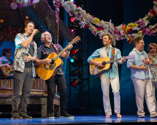 Photo Flash: Lin-Manuel Miranda Visits Jimmy Buffett at ESCAPE TO MARGARITAVILLE Image