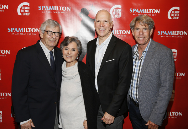 Stewart Boxer, Barbara Boxer, producer David Zippel and Michael Johnston Photo