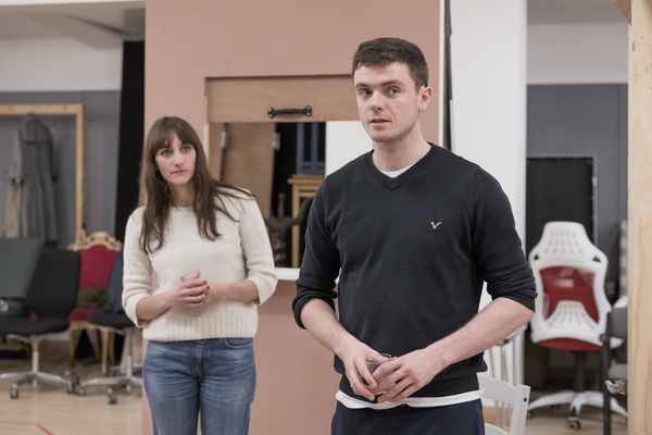 Photo Flash: A Look Into the Rehearsal Room for CELL MATES at Hampstead Theatre Image