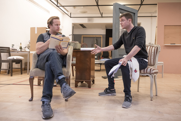 Photo Flash: A Look Into the Rehearsal Room for CELL MATES at Hampstead Theatre 