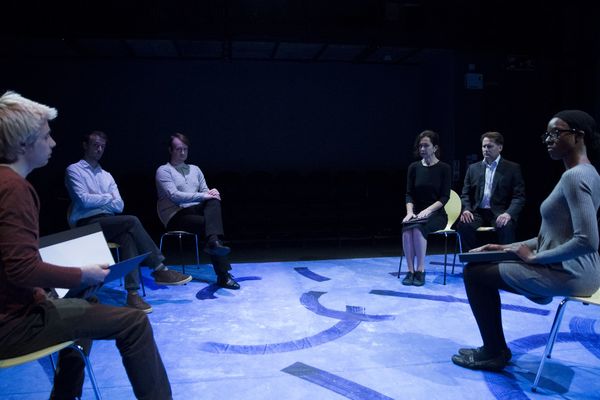 Photo Flash: First Look at THE SECONDARY VICTIM at Park Theatre 