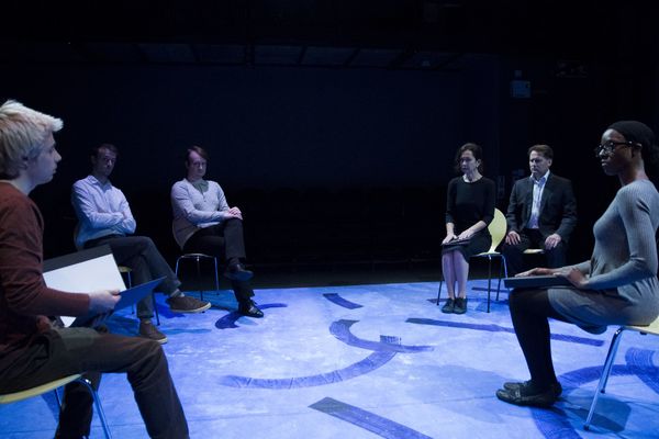 Photo Flash: First Look at THE SECONDARY VICTIM at Park Theatre Image