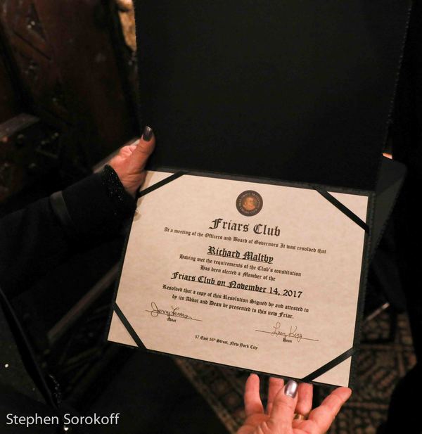 Photo Coverage: Maltby & Shire Celebrated at The Friars Club Image