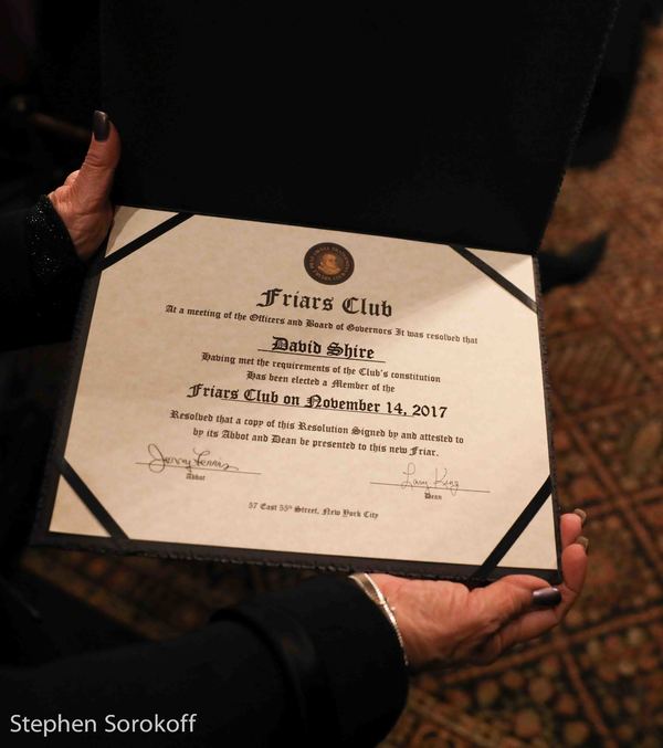 Photo Coverage: Maltby & Shire Celebrated at The Friars Club Image