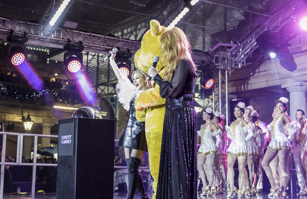 Kylie Minogue and Charlotte Tilbury switch on the lights at Covent Garden Photo