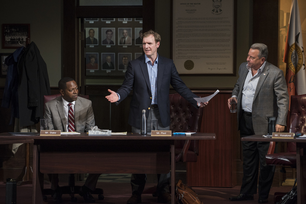 Ensemble member James Vincent Meredith (Mr. Blake), Cliff Chamberlain (Mr. Peel) and  Photo