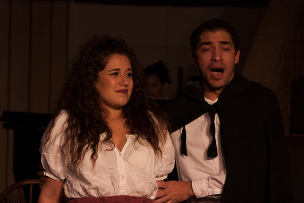 Amanda Caban and Ramon Centeno perform a scene from Rigoletto at Capitol City Opera's Photo