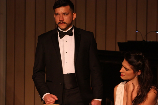 Jose Caballero and Julia Metry perform a scene from Lucia di Lammermoor. Credit: Marc Photo