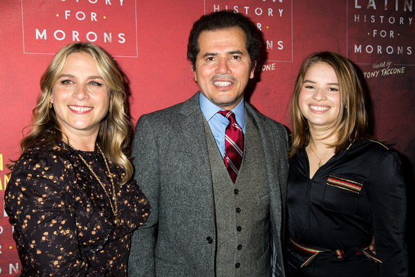 Justine Maurer, John Leguizamo, Allegra Leguizamo Photo