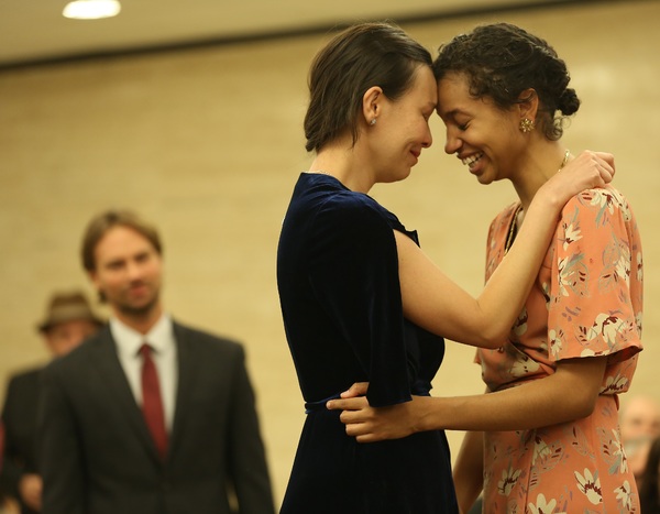 Stacey Yen and Ayana Workman (foreground) and the company Photo