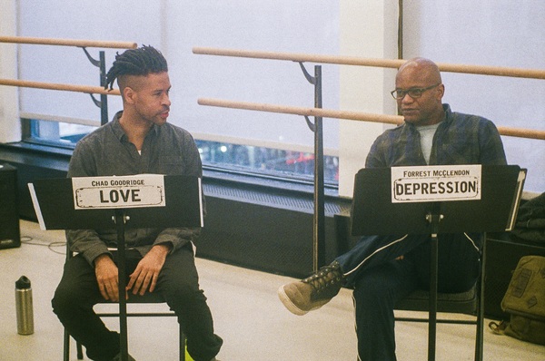 Photo Flash: Taye Diggs and More in Rehearsal for 'THOUGHTS OF A COLORED MAN...' Industry Reading Image