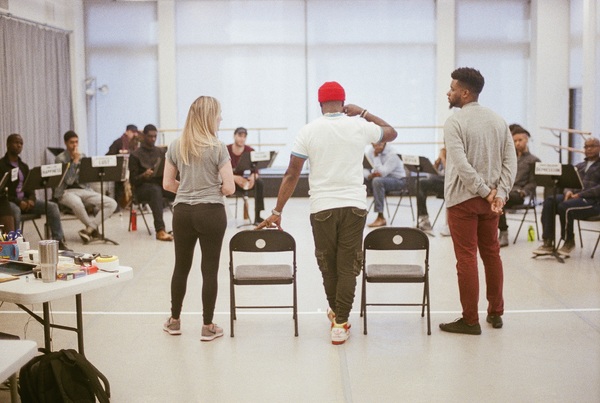 Photo Flash: Taye Diggs and More in Rehearsal for 'THOUGHTS OF A COLORED MAN...' Industry Reading Image