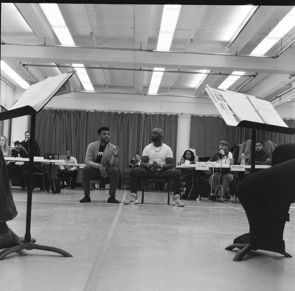 Photo Flash: Taye Diggs and More in Rehearsal for 'THOUGHTS OF A COLORED MAN...' Industry Reading Image