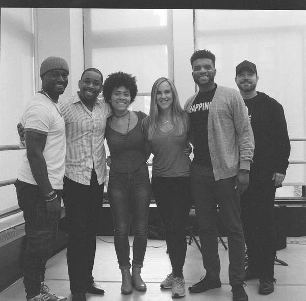 Photo Flash: Taye Diggs and More in Rehearsal for 'THOUGHTS OF A COLORED MAN...' Industry Reading Image