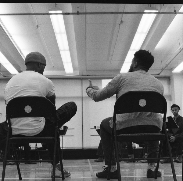 Photo Flash: Taye Diggs and More in Rehearsal for 'THOUGHTS OF A COLORED MAN...' Industry Reading Image