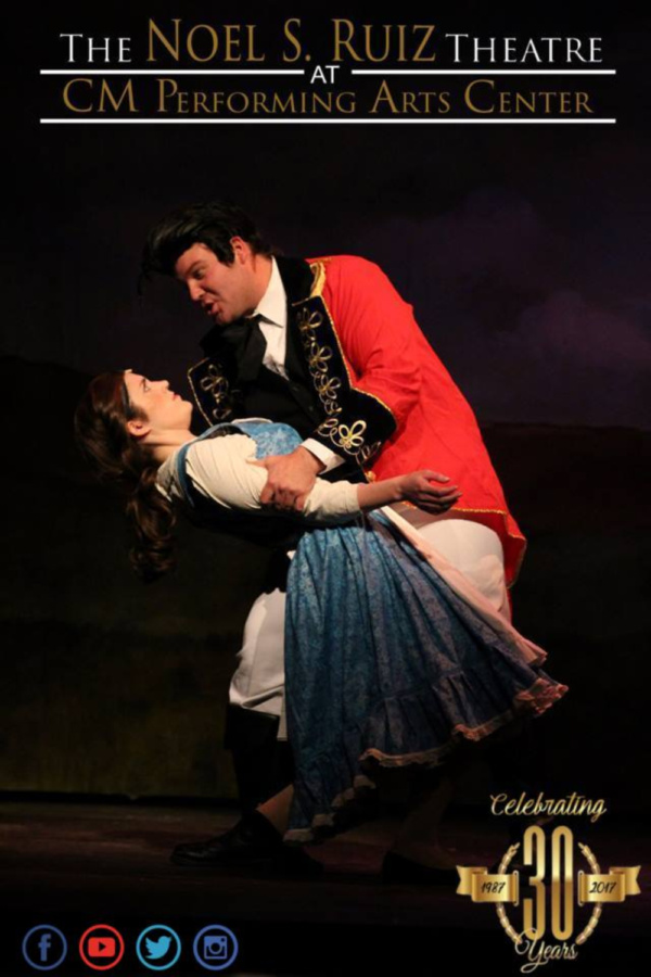 Belle (Katie Ferretti), Gaston (Corey Martin) Photo