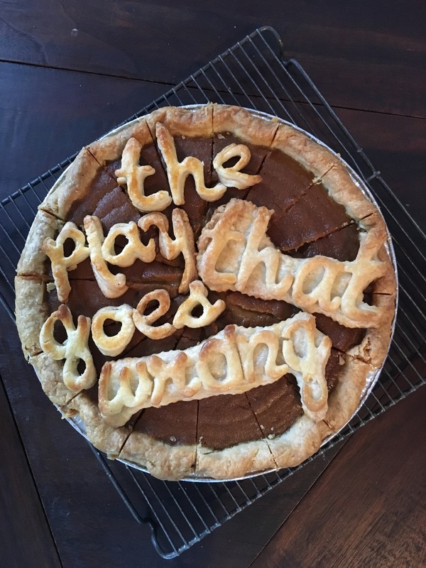 Photo Flash: THE PLAY THAT GOES WRONG Kicks Off Holiday Season with Pie From Master Baker Ellen Gray Image