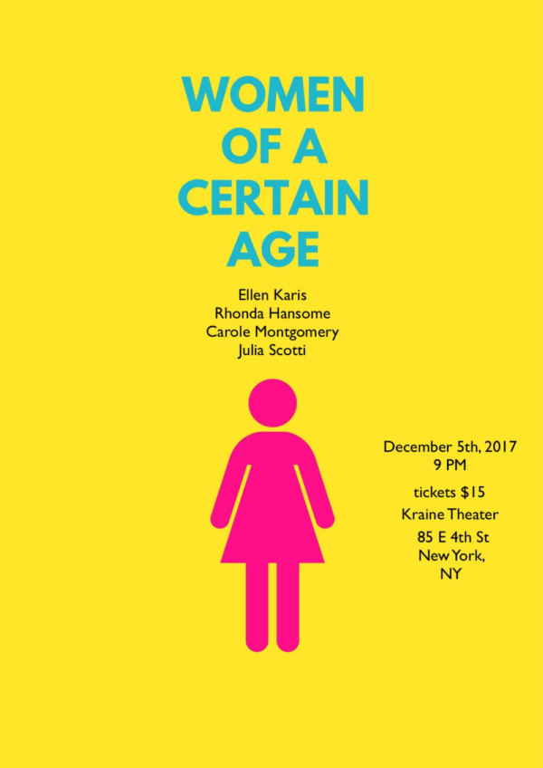Photo Flash: Carole Montgomery Hosts Comedy Show WOMEN OF A CERTAIN AGE Image