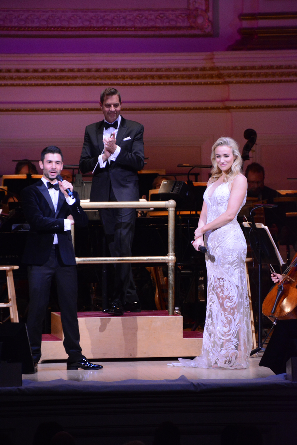 Adam Kantor, Steven Reineke and Betsy Wolfe Photo