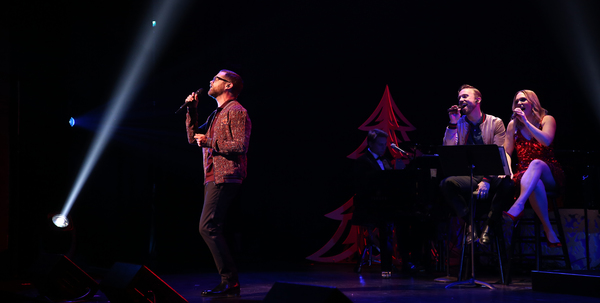 Josh Kaufman, Peter Hollens,, and Evynne Hollens Photo