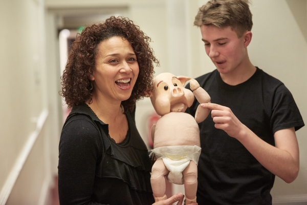 Photo Flash: In the Rehearsal Room for Rose Theatre Kingston's ALICE IN WINTERLAND 