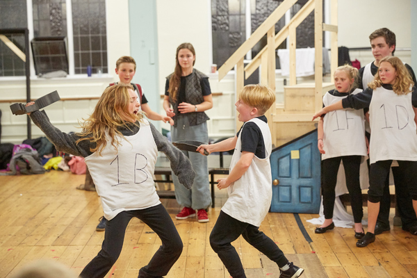 Photo Flash: In the Rehearsal Room for Rose Theatre Kingston's ALICE IN WINTERLAND Image