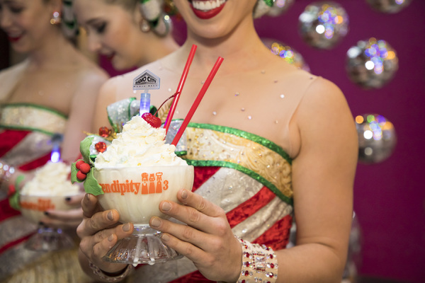 Photo Flash: The Rockettes Sip Limited Edition 'Frrrozen Hot White Chocolate' at Serendipity 3 Image