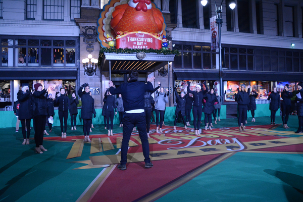 Photo Coverage: Broadway Heads to Herald Square to Rehearse for the MACY'S Thanksgiving Day Parade! Image