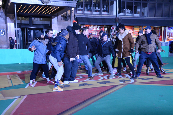 Photo Coverage: Broadway Heads to Herald Square to Rehearse for the MACY'S Thanksgiving Day Parade! 