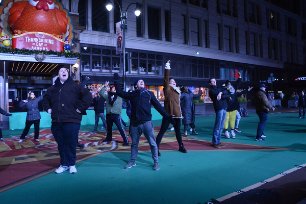 Photo Coverage: Broadway Heads to Herald Square to Rehearse for the MACY'S Thanksgiving Day Parade! Image