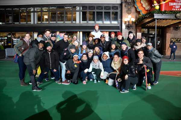 Photo Coverage: Broadway Heads to Herald Square to Rehearse for the MACY'S Thanksgiving Day Parade! Image