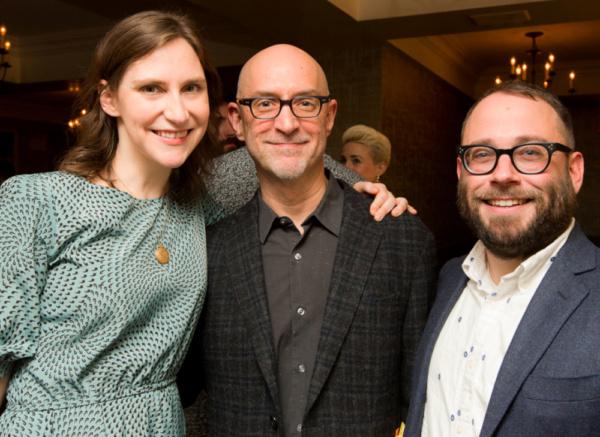 Kait Kerrigan, David Lander, and Stephen Brackett celebrate the Opening Night of THE  Photo