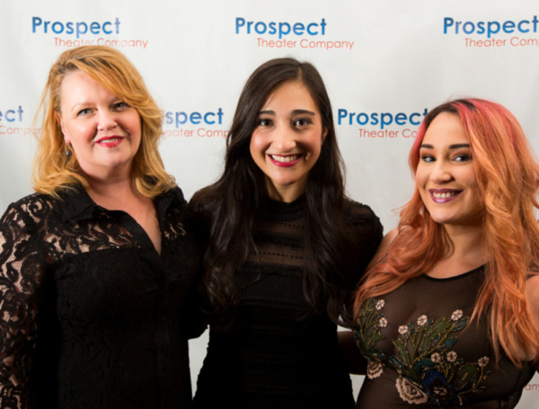 Leah Hocking, Krystina Alabado, and Emma Hunton celebrate the Opening Night of THE MA Photo