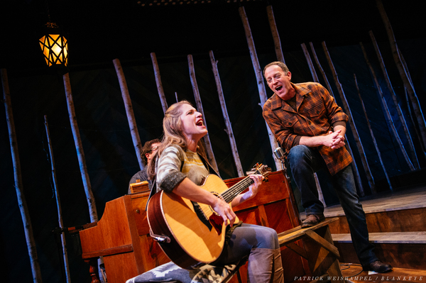 L-R: Merideth Kaye Clark, Mont Chris Hubbard and Leif Norby in "Winter Song."
 Photo