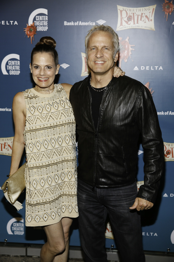Actors Suzanne Cryer and Patrick Fabian arrive for the opening night performance of " Photo
