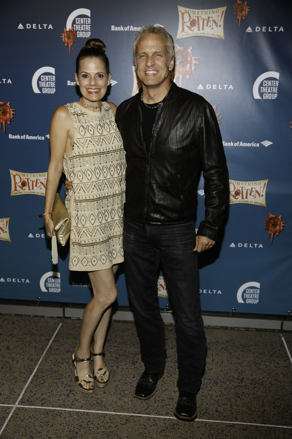 Actors Suzanne Cryer and Patrick Fabian arrive for the opening night performance of " Photo